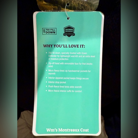 NWTs Marmot Women’s Montreaux Long Down Coat. Sandbar. Small - Picture 10 of 11